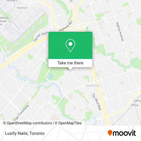 Luxify Nails map