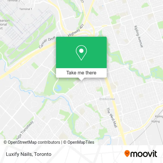 Luxify Nails map