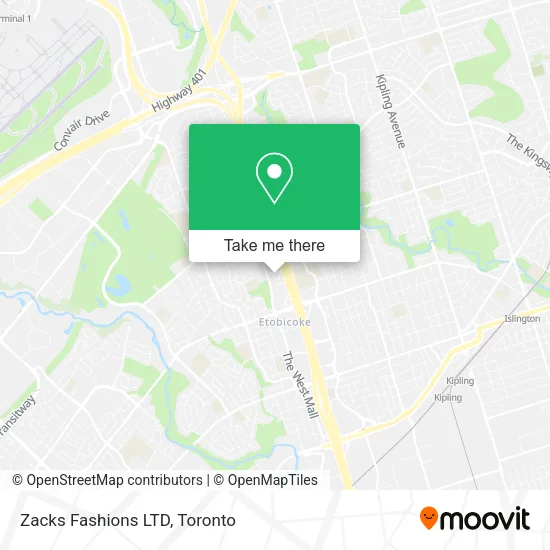 Zacks Fashions LTD map