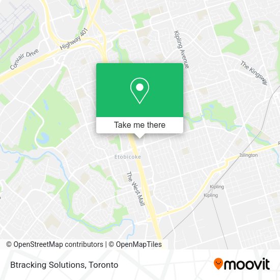 Btracking Solutions map