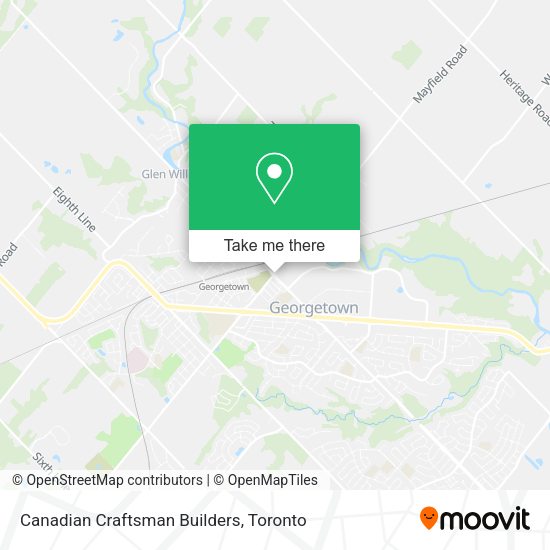 Canadian Craftsman Builders map