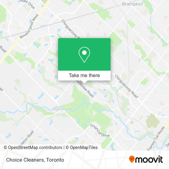Choice Cleaners map