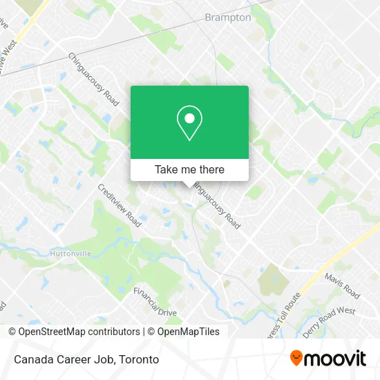 Canada Career Job map