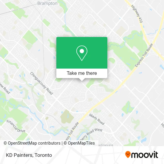 KD Painters map