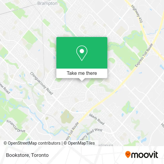 Bookstore map