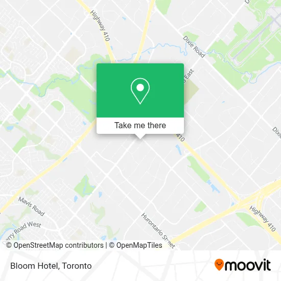 Bloom Hotel map