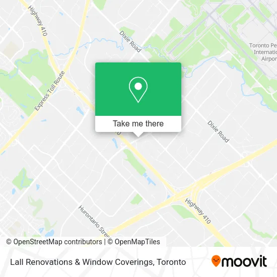 Lall Renovations & Window Coverings map
