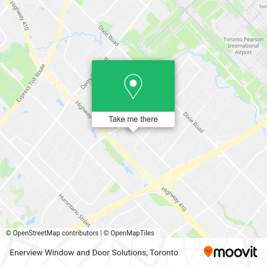 Enerview Window and Door Solutions map