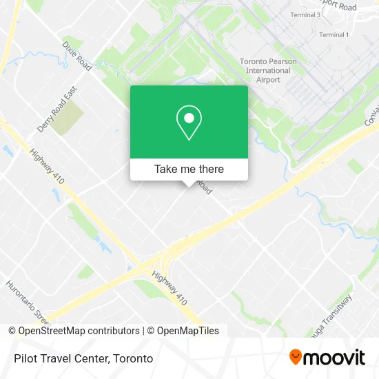 Pilot Travel Center map
