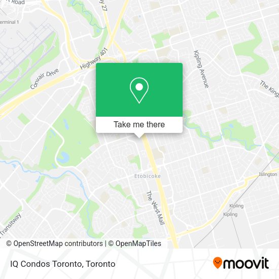 IQ Condos Toronto map