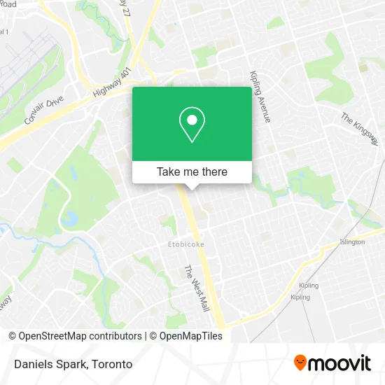 Daniels Spark map