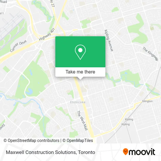 Maxwell Construction Solutions map