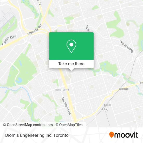 Diomis Engeneering Inc map