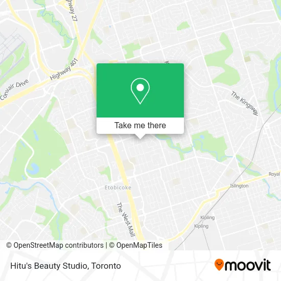 Hitu's Beauty Studio map