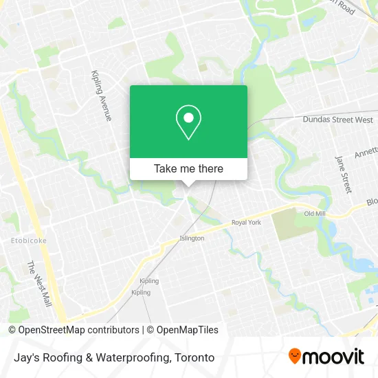 Jay's Roofing & Waterproofing map