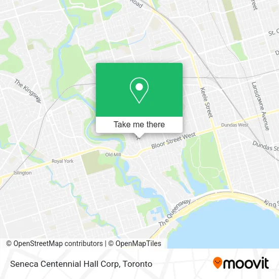 Seneca Centennial Hall Corp map
