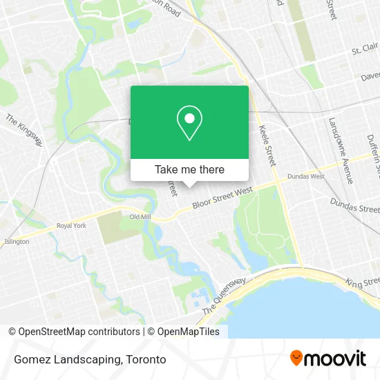 Gomez Landscaping map
