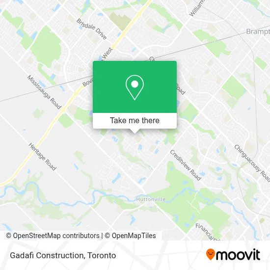 Gadafi Construction map