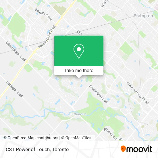 CST Power of Touch map