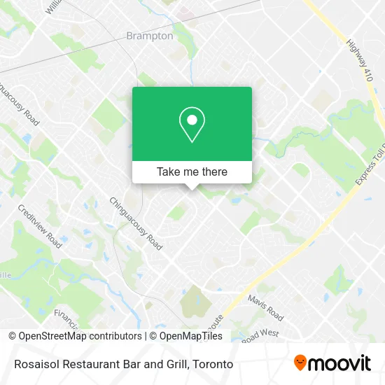 Rosaisol Restaurant Bar and Grill map