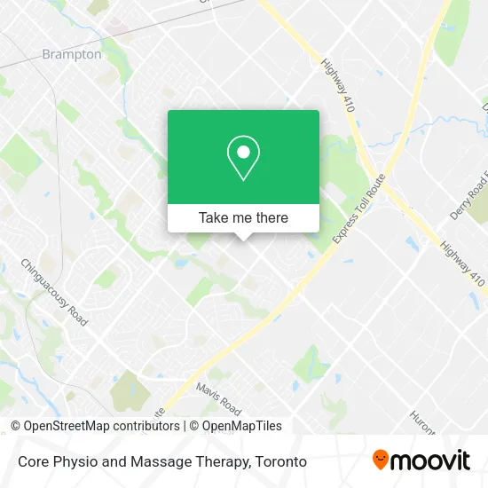 Core Physio and Massage Therapy map
