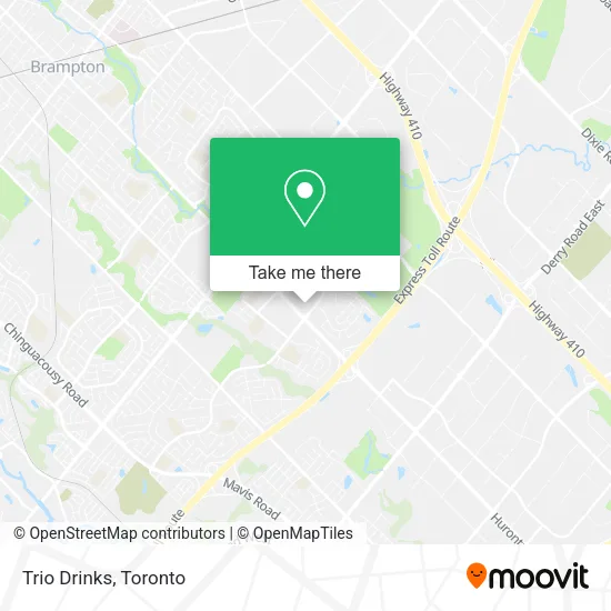 Trio Drinks map