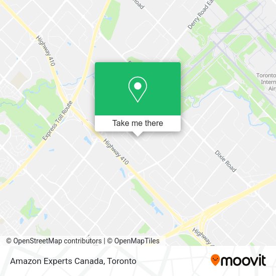 Amazon Experts Canada map