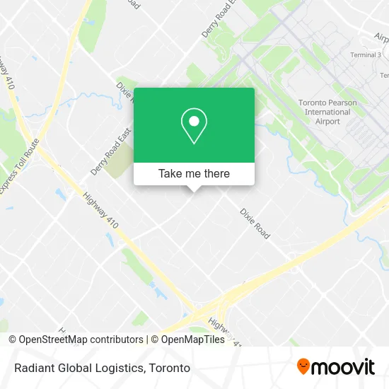Radiant Global Logistics map