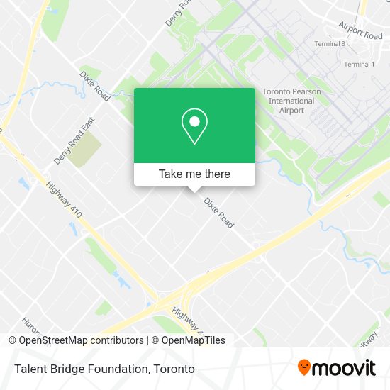 Talent Bridge Foundation map