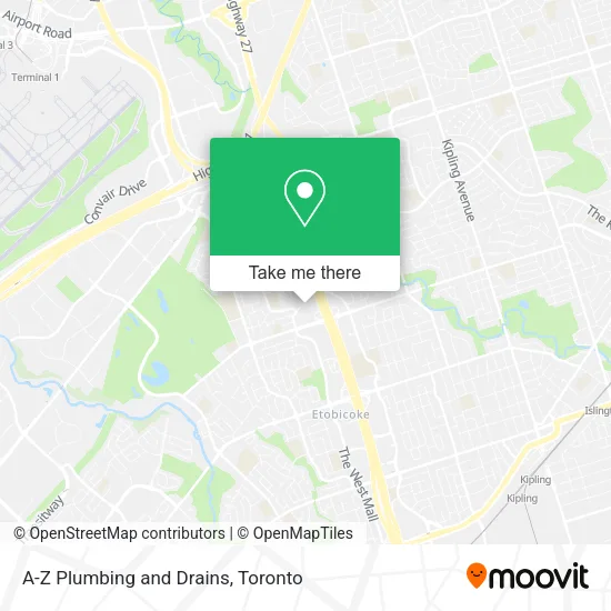 A-Z Plumbing and Drains map