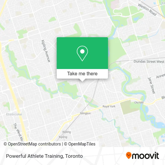 Powerful Athlete Training map