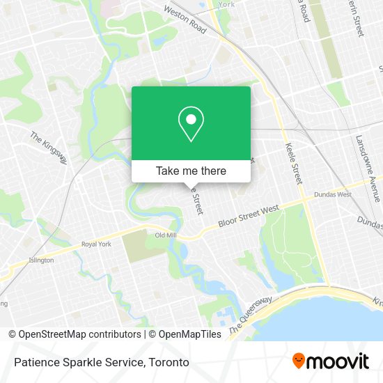 Patience Sparkle Service map