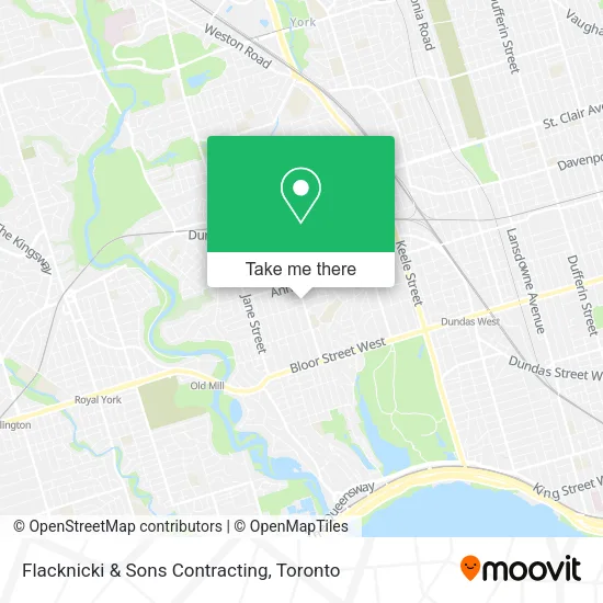 Flacknicki & Sons Contracting map