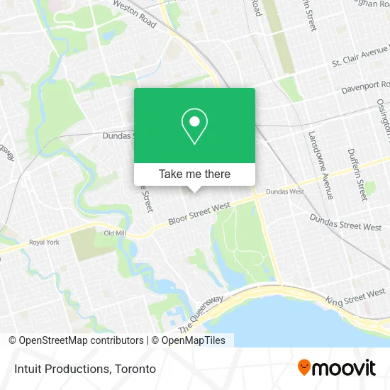 Intuit Productions map