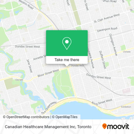 Canadian Healthcare Management Inc map