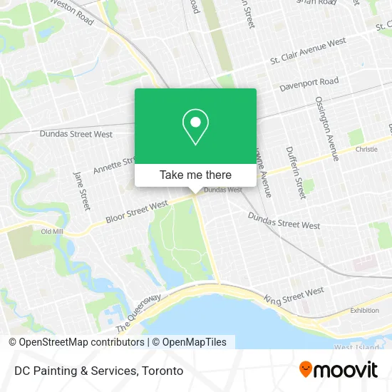DC Painting & Services map