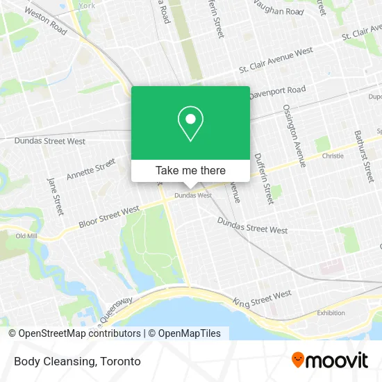 Body Cleansing map