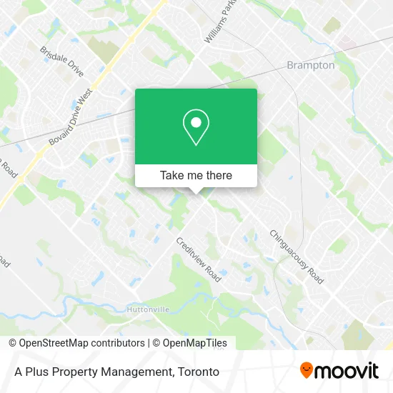 A Plus Property Management map