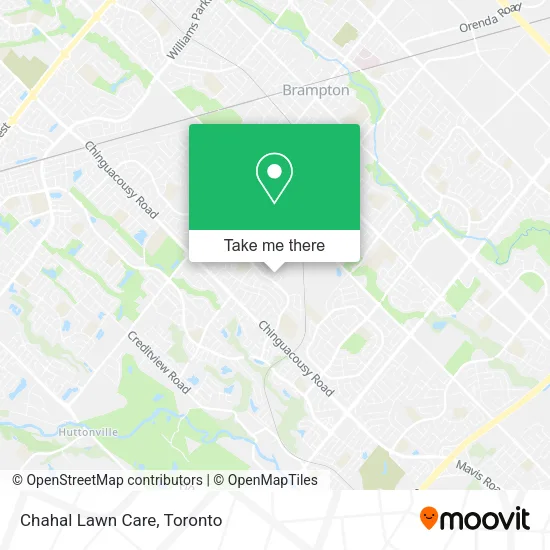 Chahal Lawn Care map