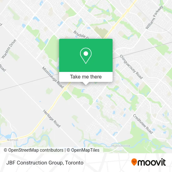 JBF Construction Group map
