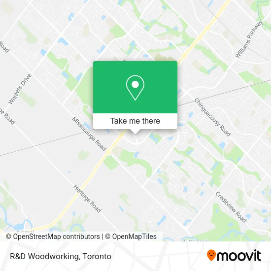 R&D Woodworking map