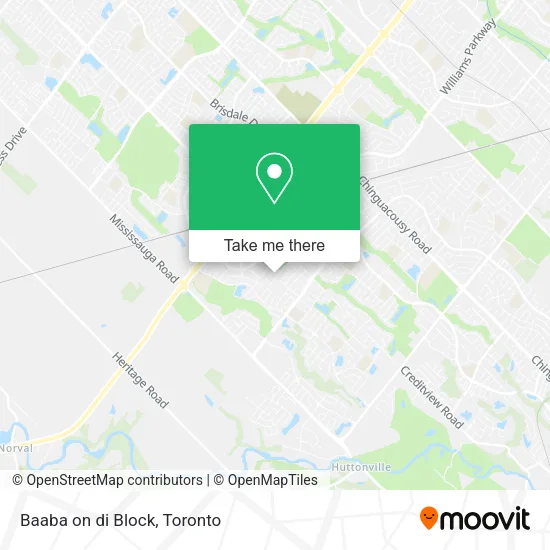 Baaba on di Block map