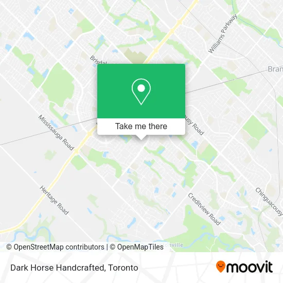 Dark Horse Handcrafted map
