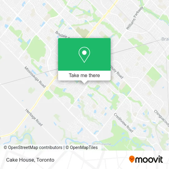 Cake House map