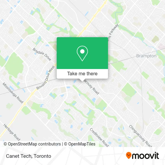 Canet Tech map