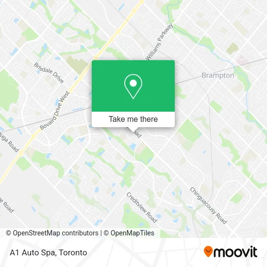 A1 Auto Spa map
