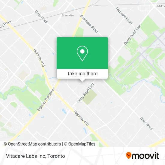 Vitacare Labs Inc map