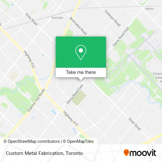 Custom Metal Fabrication map