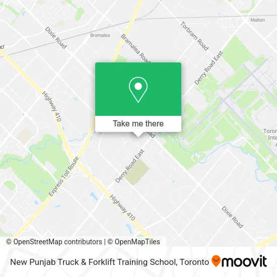 New Punjab Truck & Forklift Training School map