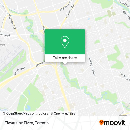 Elevate by Fizza map
